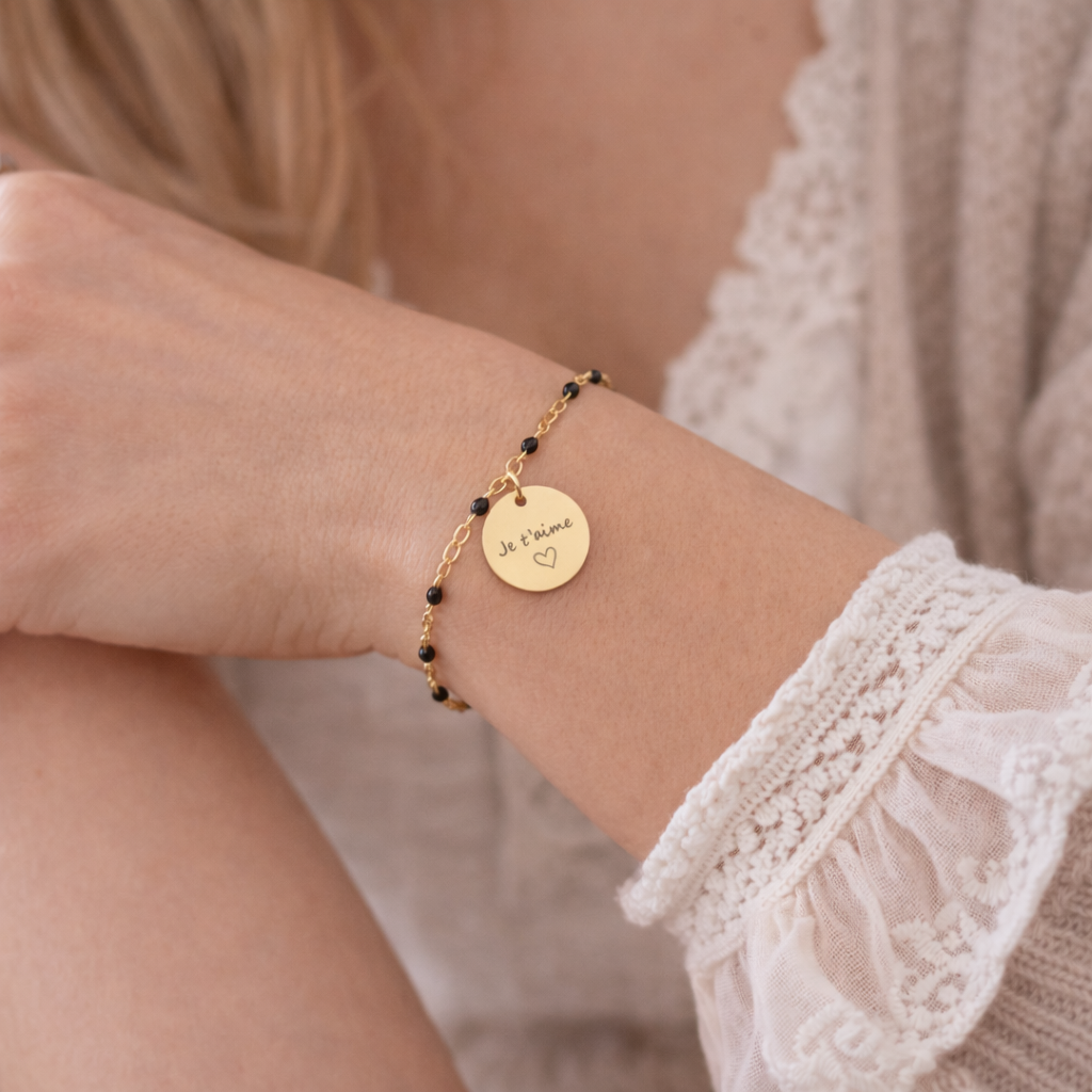 Annonce grossesse Marraine, Bracelet à personnalisé gravé Marraine, Bracelet annonce naissance, Cadeau de demande Marraine