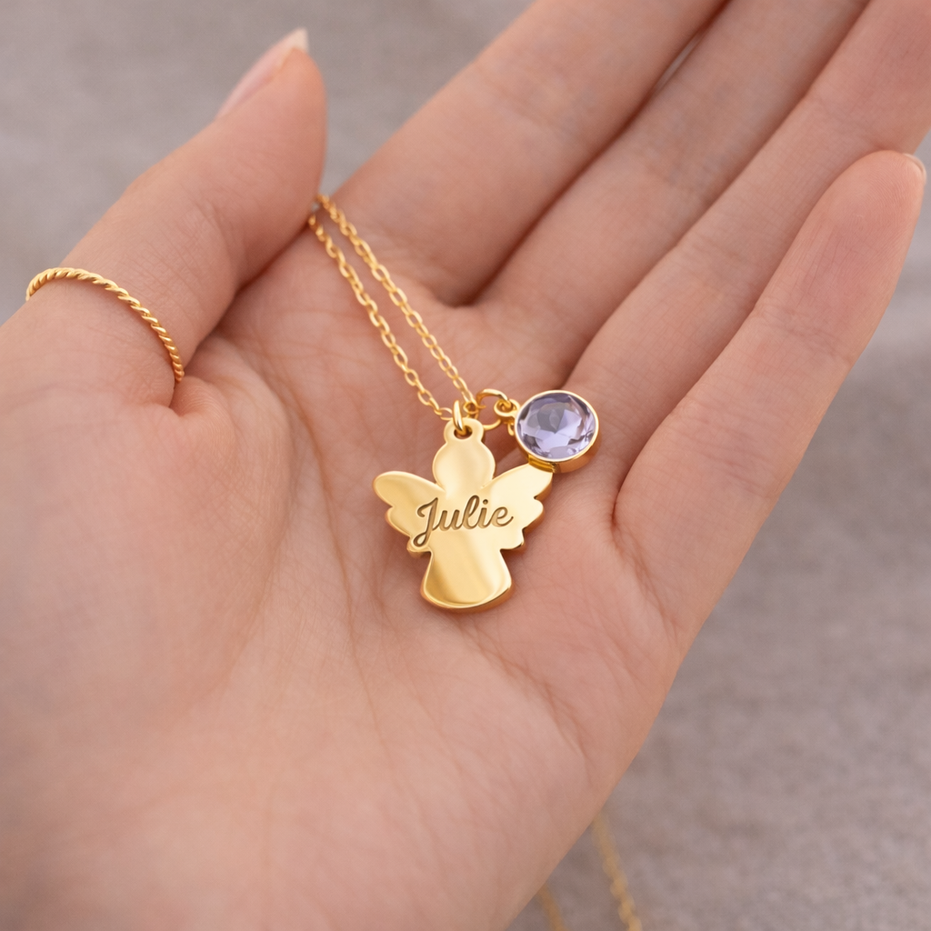 Annonce grossesse Marraine, Collier à personnalisé gravé Marraine ange gardien, Collier annonce naissance, Cadeau de demande Marraine