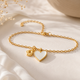 Annonce Grossesse Mamie, Cadeau Future Mamie, Bracelet Mamie, Coffret Cadeau Mamie, Bracelet Cœur Blanc, Annonce Naissance