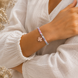 Annonce grossesse Marraine, Bracelet à personnalisé Marraine liberty trèfle , Bracelet annonce naissance, Cadeau de demande Marraine