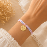 Annonce grossesse soeur - Bracelet future grande soeur – médaille gravée- Coffret cadeau