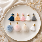 Bola de grossesse doré personnalisable – Collier femme enceinte avec pendentifs au choix
