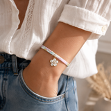 Bracelet annonce grossesse marraine étoile fleur personnalisé, cadeau demande marraine, coffret