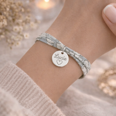Bracelet liberty personnalisé gravé Veux-tu Devenir ma Marraine ? Bracelet d'annonce naissance, Bracelet de Demande Marraine
