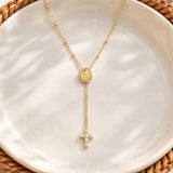 Collier chapelet en acier inoxydable