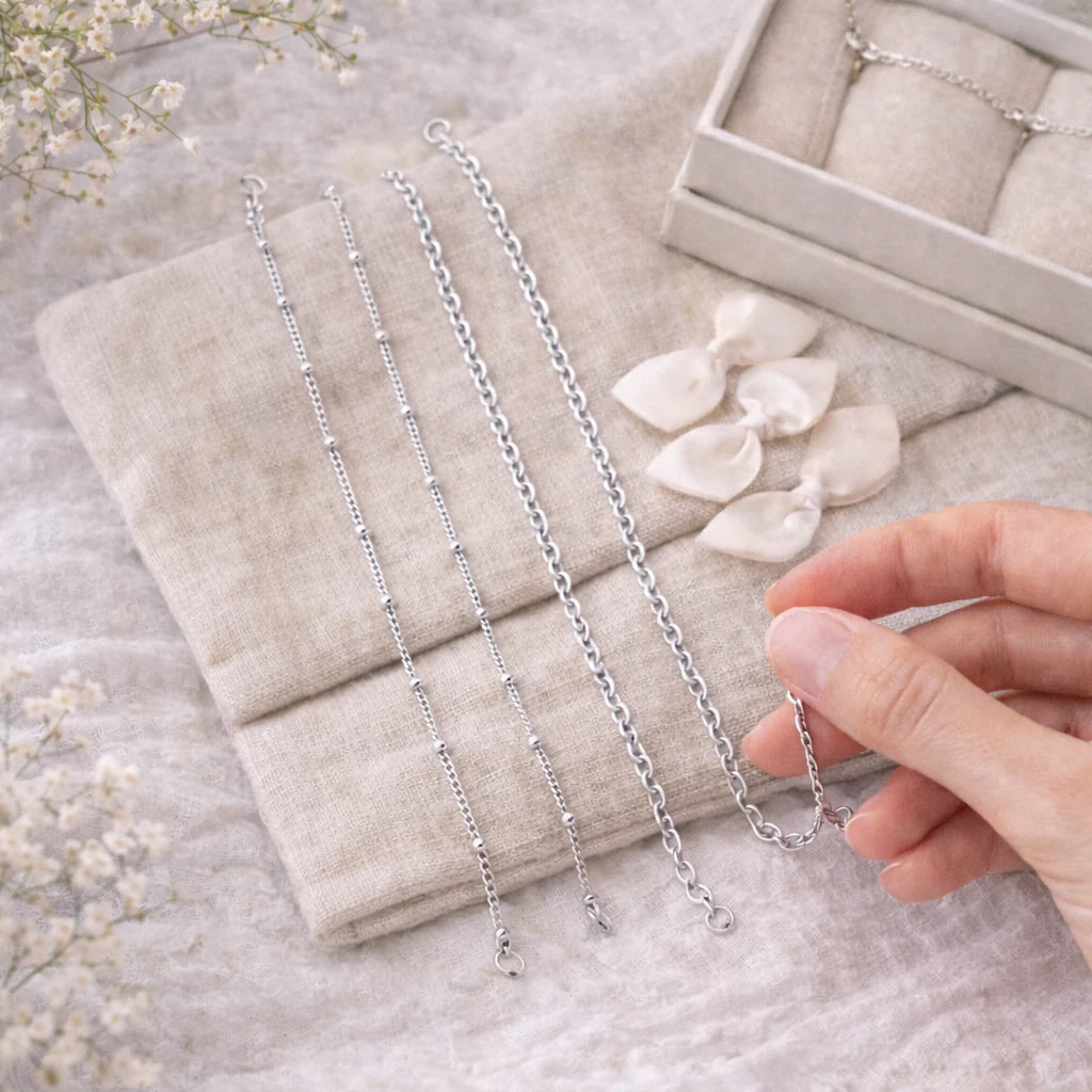 Bola de grossesse goutte argenté lisse pendentif feuille et perle aventurine