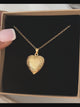 Collier photo personnalisé médaillon coeur motif à gravé acier inoxydable